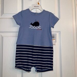 Absorba Baby Boys' Short Sleeves Romper 12 month